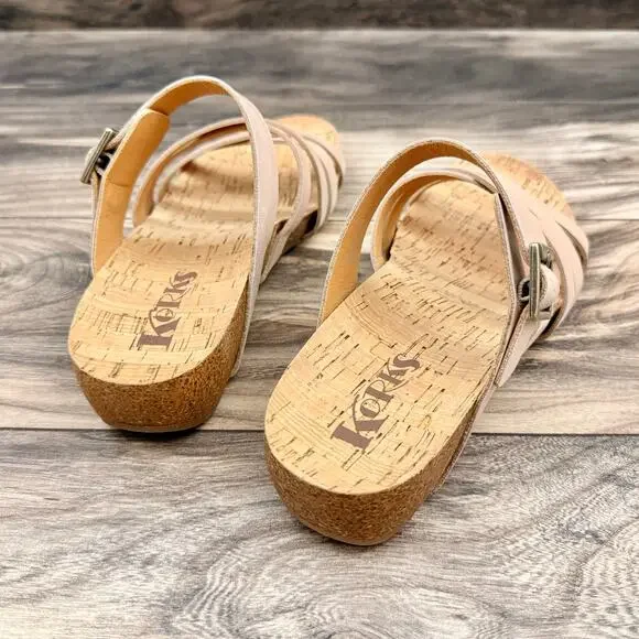 Kork-Ease Light Tan Strappy Sandals - Picture 6 of 11